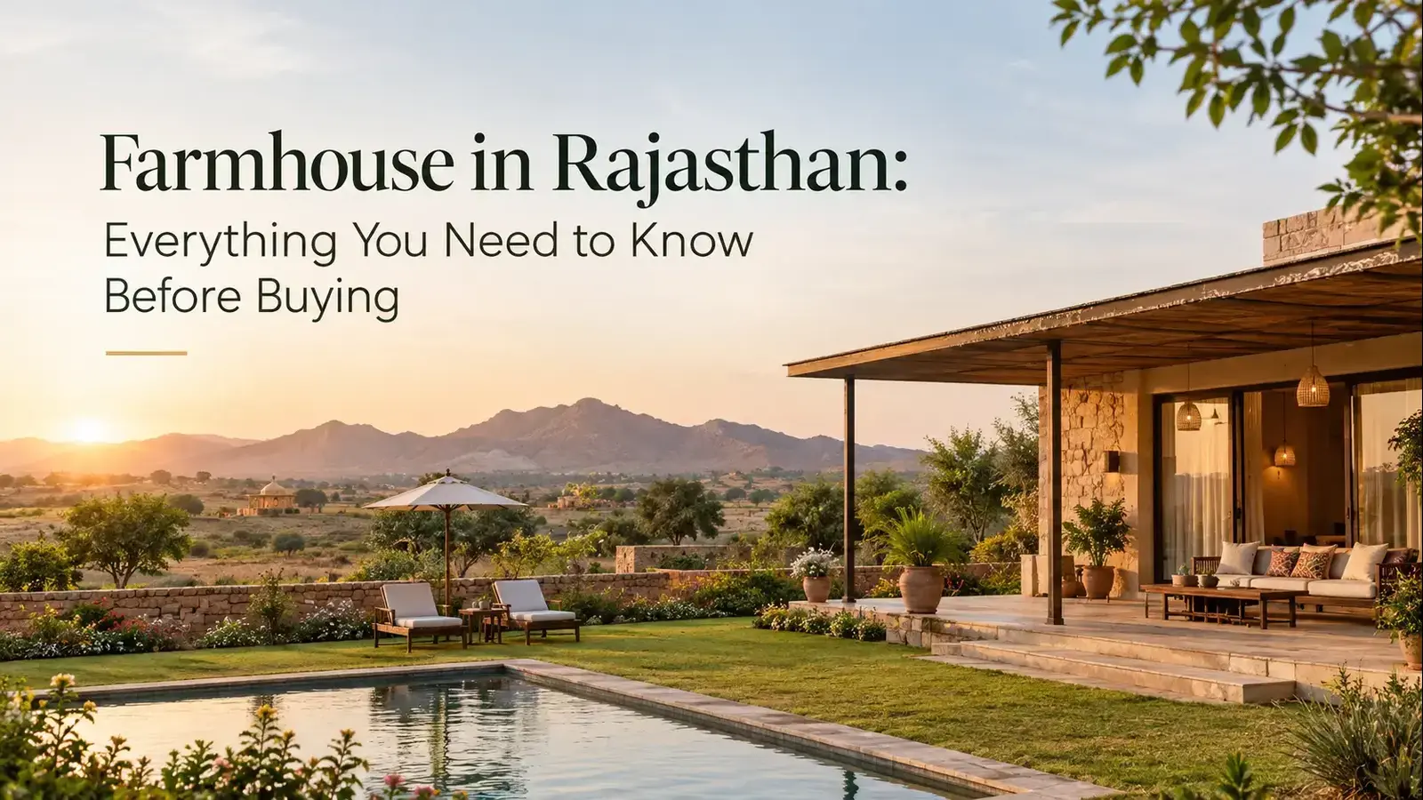 farmhouse in rajasthan