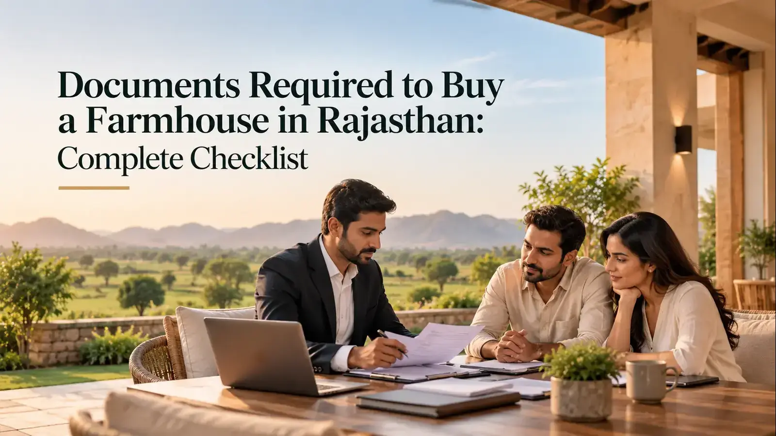 documents required to buy farmhouse in rajasthan